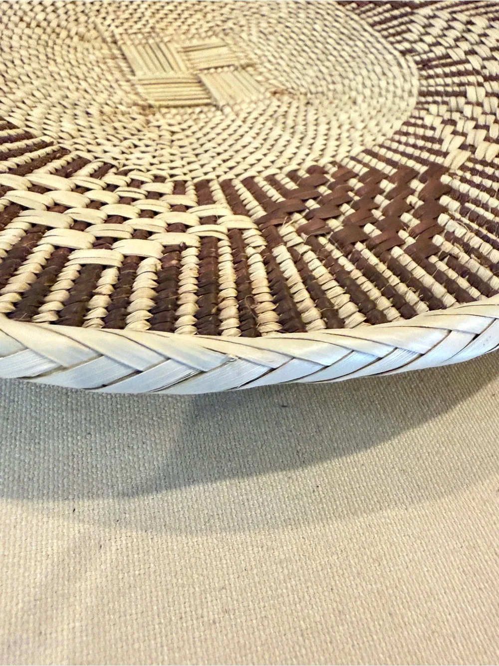 NEW Africa Woven Basket. Made by the Binga people of Zambia/Zimbabwe